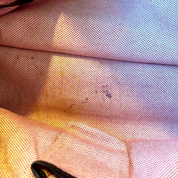 Dooney and Bourke Leather Giraffe Print Tote with Draw string. - Picture 8 of 8